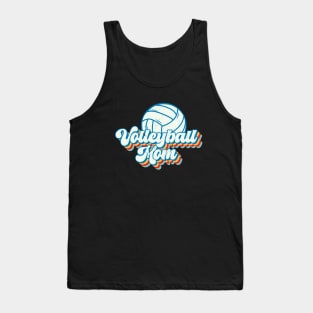 Retro Volleyball Mom Sports Team Group Cool Volleyball Mama Tank Top